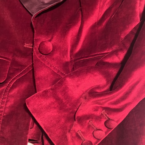 Altuzarra for target gorgeous red velvet blazer - Picture 3 of 4